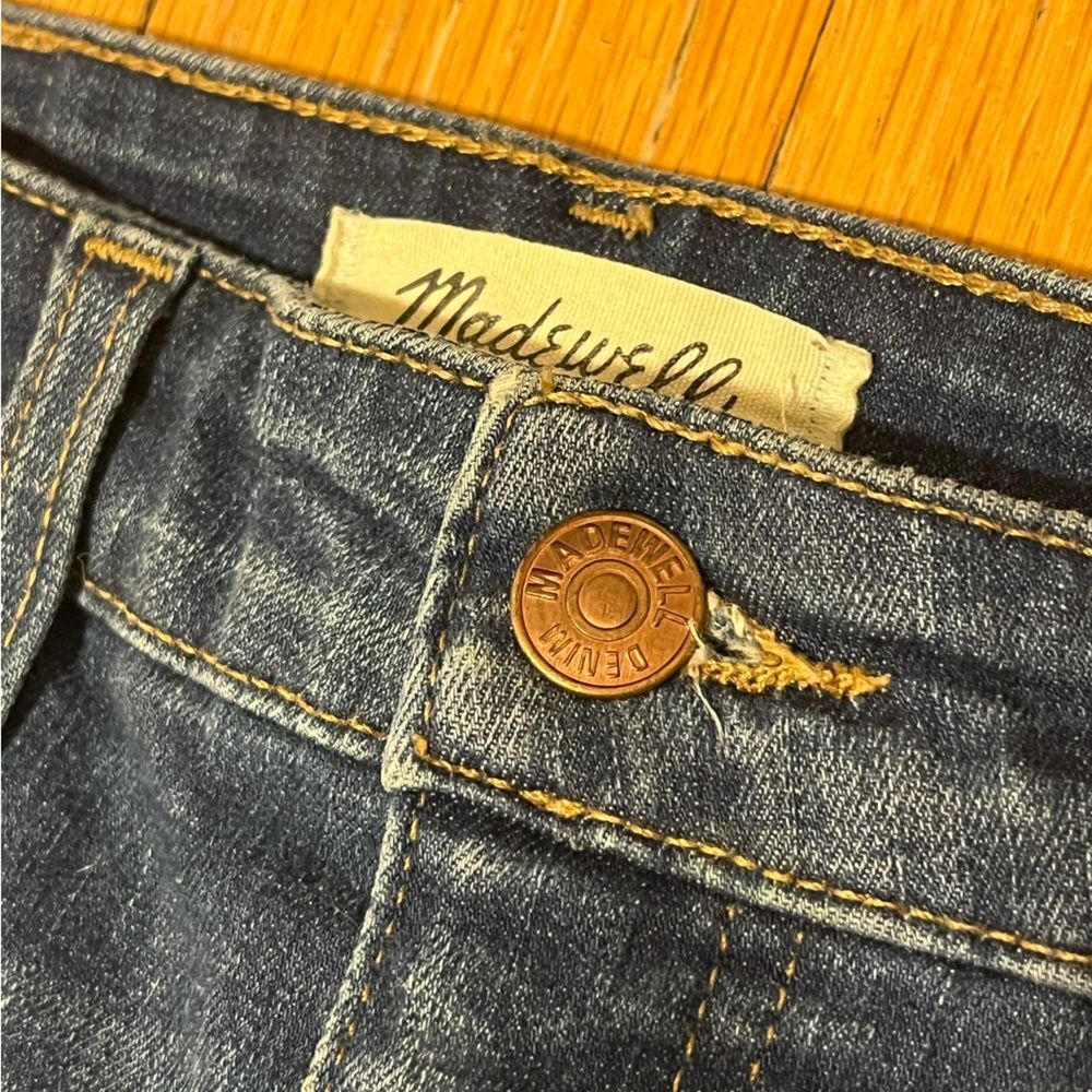 Madewell Curvy High Rise Skinny Jeans Size 28 Dark Wash - Picture 4 of 8
